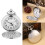 Classical Quartz Analog Smooth Pocket Watch Necklace Pendant Silver 5