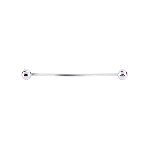 Men Silver Plated Steel Tie Pin 6CM 2