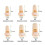 (Size 4)Mallet Finger Splint Joint Damage Support Braces Protection Arthritis Pain Relief Fixer 2