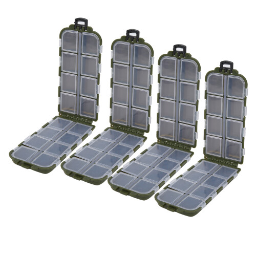 5Pcs Plastic Fishing Storage Box Double-Sided 2