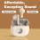 TWS Bluetooth 5.3 Earbuds ENC Noise Cancelling Mic 50H Playtime for iPhone Android White 4