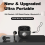 TWS Bluetooth 5.3 Earbuds ENC Noise Cancelling Mic 50H Playtime for iPhone Android White 5