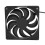 Ventilador con panel solar 12W 280x280mm USB 5V negro 8