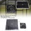 Ventilador con panel solar 12W 280x280mm USB 5V negro 12