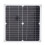 Ventilador con panel solar 12W 280x280mm USB 5V negro 13