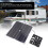 Ventilador con panel solar 12W 280x280mm USB 5V negro 3