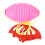 (Thread Model) 2Pcs Pull Ball Game Set Indoor Outdoor Parent Child Toy 1