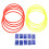 10x Outdoor-Ring-Spiel Balance-Set 28cm 1