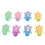 20pcs Glow-in-the-Dark Mini Turtle Figurines 1