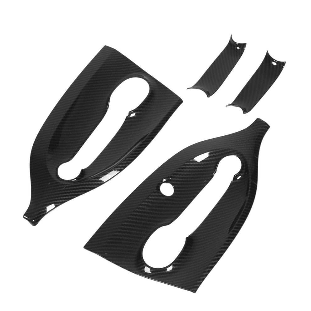 Carbon Fiber Door Handle Bowl Cover For Smart Fortwo C453 A453 4231357181746