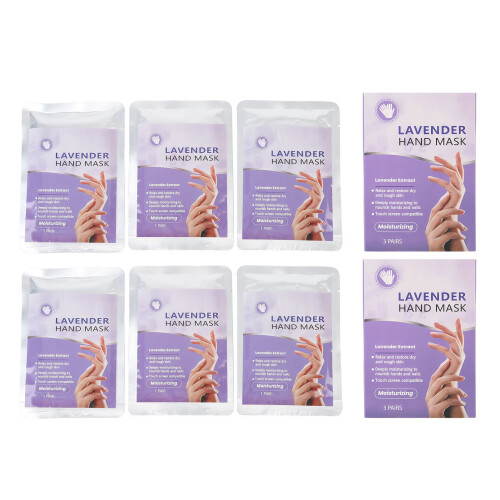 6 Pairs Moisturizing Hand Mask for Dry Hands