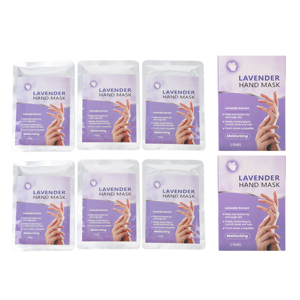 6 Pairs Moisturizing Hand Mask for Dry Hands Hydrating