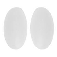 (Transparent) 2x Silikon-Schutzpolster für Waden, anti-reibend, atmungsaktiv