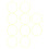 (11mm Wide Yellow) 10x 40cm Yellow Sensory Training Hoops 3
