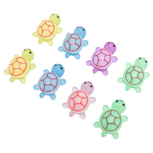 20pcs Glow-in-the-Dark Mini Turtle Figurines 1