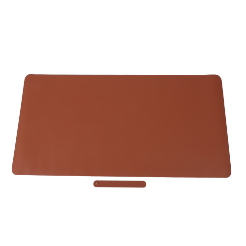 PU Bureaumat 100x50cm, Waterdicht, Bruin