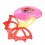 (Flat Model) 2Pcs Pull Ball Game Set Indoor Outdoor Parent Child Toy 4