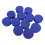 12x Blaue C-Form Haarwickler Hitze-Frei Styling 5