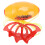 (Flat Style) Pull Shuttle Ball Game Plastic Core Coordination Indoor Outdoor Flat 3