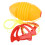 (Threaded Style) Pull Shuttle Ball Game Plastic Core Coordination Indoor Outdoor Flat 3