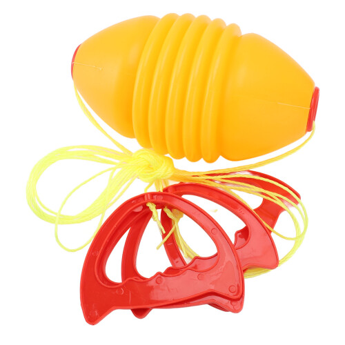 (Threaded Style) Pull Shuttle Ball Game Plastic Core Coordination Indoor Outdoor Flat 2