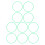 (0.7in Width) 10x Agility-Ringe Sensortraining Grün 35cm 2