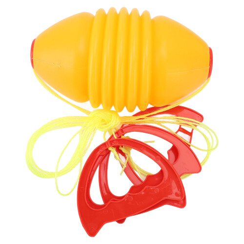 (Threaded Style) Pull Shuttle Ball Game Plastic Core Coordination Indoor Outdoor Flat 1