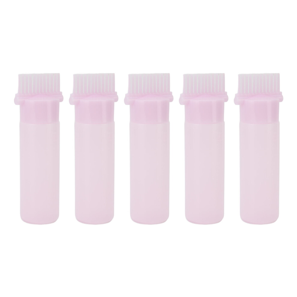 5pcs Root Comb Applicator Bottle Hair Dye Oil Brush with Scale