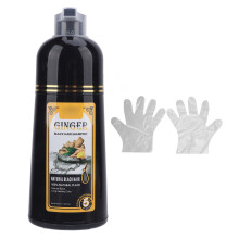500ml Schwarzes Shampoo Nicht Fettend Grau-Färbung