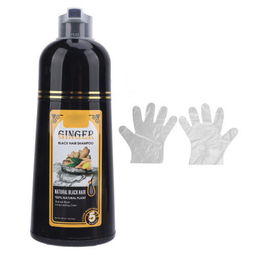 500ml Non-Greasy Deep Moisturizing Black Shampoo