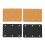 4pcs Detachable PU Leather Luggage Handle Wrap 1