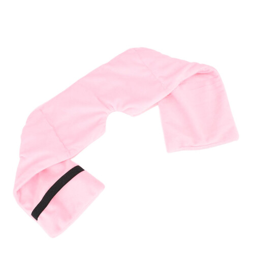 (Pink) Zacht elastisch gewogen slaapmasker reizen roze 1