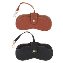 2x Brillenetui Slim PU Hänge-Sonnenbrillen-Tasche