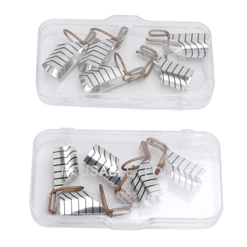 10 Forme Metalliche Riutilizzabili Unghie Gel