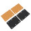 4pcs Detachable PU Leather Luggage Handle Wrap 4