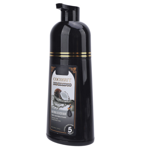 500ml Sofortiges Schwarzes Shampoo Lang Haltend Grau 2