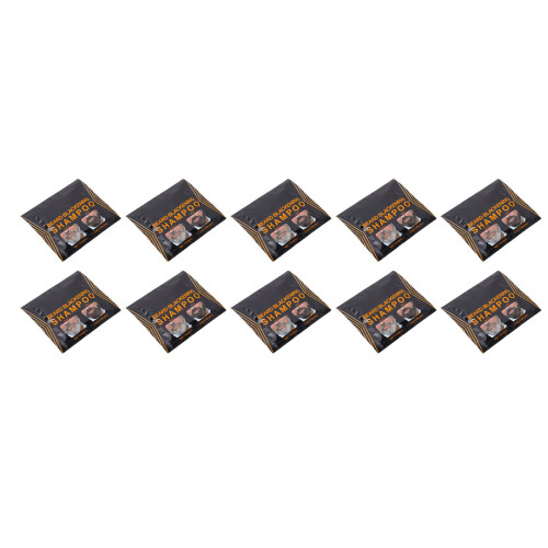 15ml 10x Bartfärbeshampoo Schwarz für Männer 2