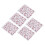 5pcs Embossed Self-Adhesive Nail Art Stickers Decals 2