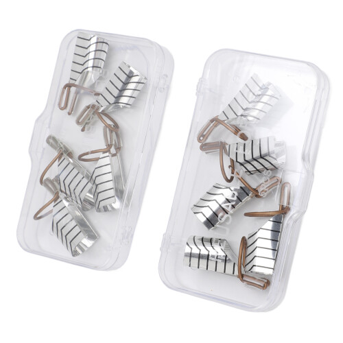10 Forme Metalliche Riutilizzabili Unghie Gel 1