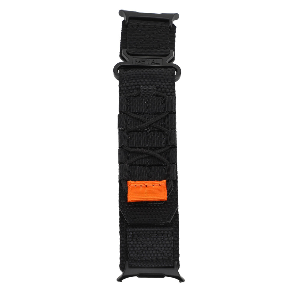 (Black) 47Mm Nylon Sport Watch Band For Watch 7 Ultra Black 667859184710
