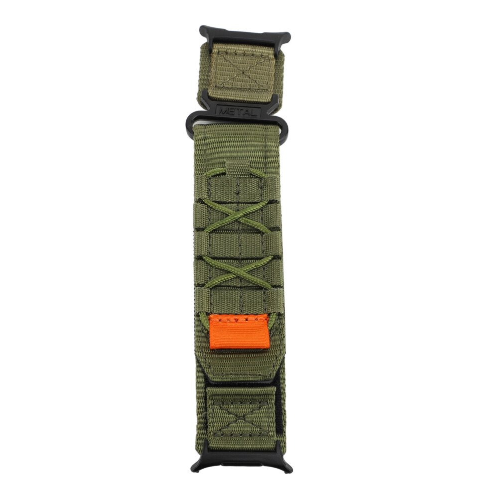 (Od Green) 47Mm Nylon Sport Watch Band For Watch 7 Ultra Black Green,Black 667859184758