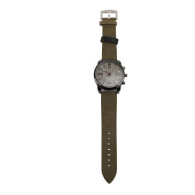 (Green) Quartz Men Watch Minimalist Ultra Thin Brown