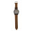 (Brown) Quartz Men Watch Minimalist Ultra Thin Brown 1