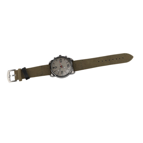 (Green) Quartz Men Watch Minimalist Ultra Thin Brown 2