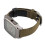 (Green) Men Watch PU Leather Strap Easy Read Quartz Black 2