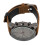 (Brown) Quartz Men Watch Minimalist Ultra Thin Brown 3