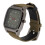 (Green) Men Watch PU Leather Strap Easy Read Quartz Black 4