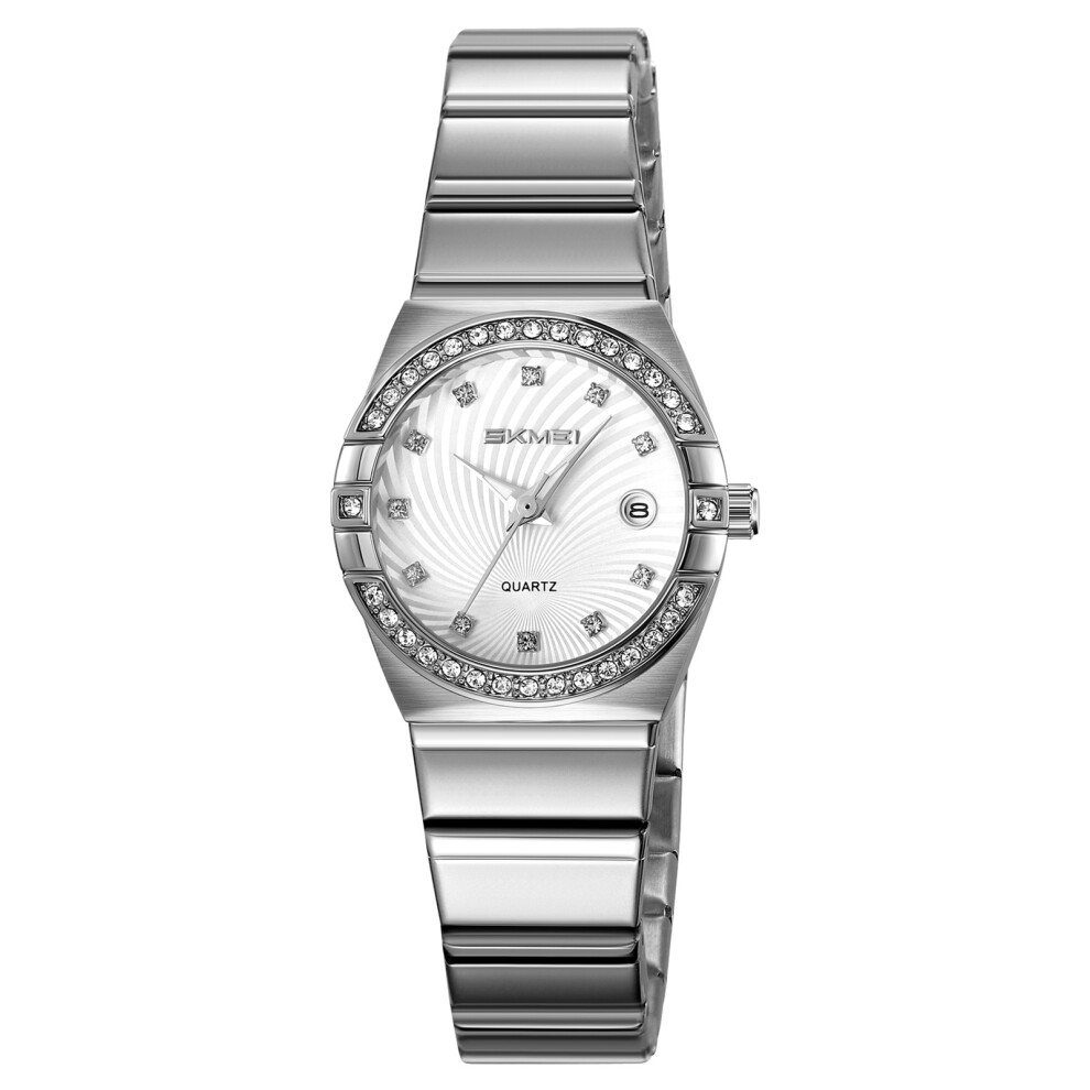 Skmei Women's Watch Quartz 3Atm Waterproof Stainless Steel Band 667859186028