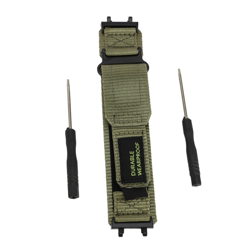 (Od Green) Nylon Watch Band For Huami Active Edge A2212 Braided 2Pcs Orange Green,Orange 667859186264