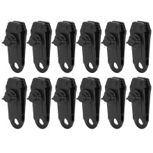 12Pcs/Set Outdoor Tent Canopy Windproof Rope Clip Buckle
